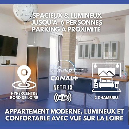 Ferienwohnung Moderne 60M2 Vue Sur La Loire Hypercentre Blois Exterior foto